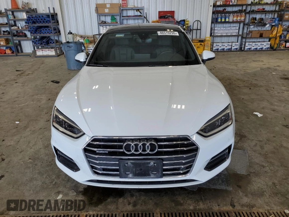 2019 Audi A5 Sportback Premium Plus with VIN WAUBNCF5XKA030616, listed as a Copart auction lot 46519295 with 96,584 mi miles and Salvage Title. Bid and sale history available at carsss.com. Image 5.