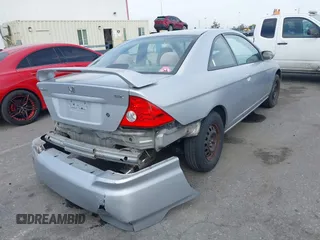2005 Honda Civic EX with VIN 1HGEM219X5L020511, listed as a IAAI auction lot 41603371 with 250,284 mi miles. Bid and sale history available at carsss.com. Image 4.