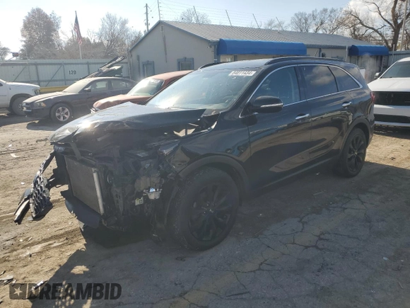2019 Kia Sorento S with VIN 5XYPG4A50KG594548, listed as a Copart auction lot 84011434 with 98,444 mi miles and Salvage Title. Bid and sale history available at DreamBid. Image 1.