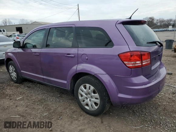 2014 Dodge Journey American Value Pkg with VIN 3C4PDCAB3ET241727, listed as a Copart auction lot 50525965 with 173,244 mi miles and Salvage Title. Bid and sale history available at carsss.com. Image 2.