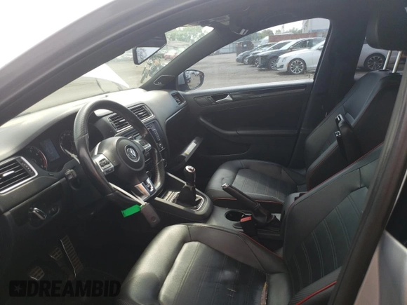 2014 Volkswagen Jetta GLI Autobahn with VIN 3VW5T7AJ3EM335493, listed as a Copart auction lot 58985565 with 178,150 mi miles and Salvage title. Bid and sale history available at DreamBid. Image 7.