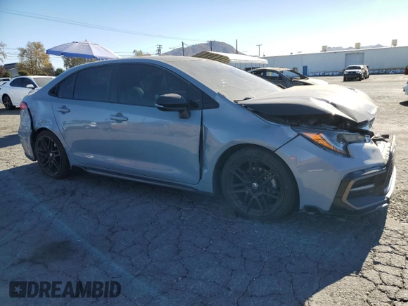 2021 Toyota Corolla SE with VIN 5YFM4MCE8MP096430, listed as a Copart auction lot 83897344 with 68,081 mi miles and Salvage Title. Bid and sale history available at carsss.com. Image 4.
