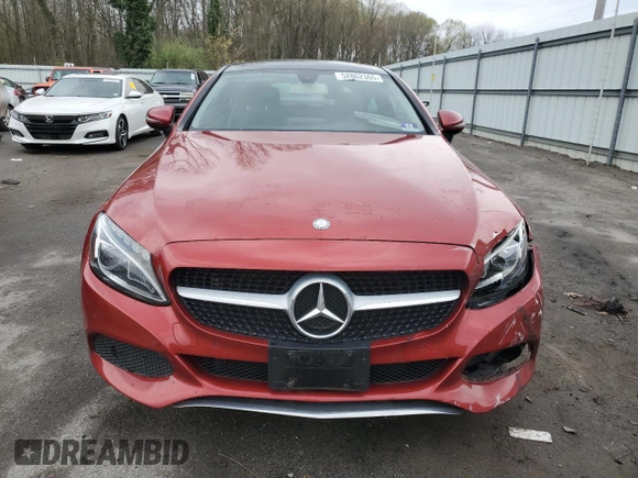 2017 Mercedes-Benz C 300 z VIN WDDWJ4KBXHF328960, wystawiony jako Copart lot #52862365 z przebiegiem 50 904 mil mil oraz Szkoda całkowita • Salvage title. Historia ofert i sprzedaży dostępna na DreamBid. Obrazek 5.