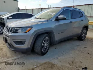 2017 Jeep Compass Latitude with VIN 3C4NJCBB7HT653295, listed as a Copart auction lot 55881705 with 109,015 mi miles and Salvage title. Bid and sale history available at DreamBid. Image 1.