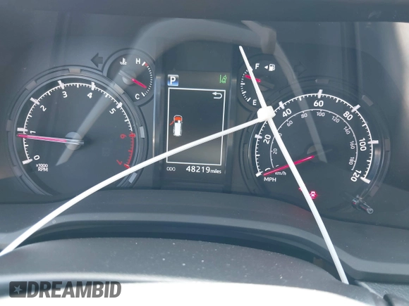 2020 Toyota 4Runner SR5 with VIN JTEZU5JR4L5226079, listed as a IAAI auction lot 42087965 with 48,219 mi miles and . Bid and sale history available at DreamBid. Image 7.
