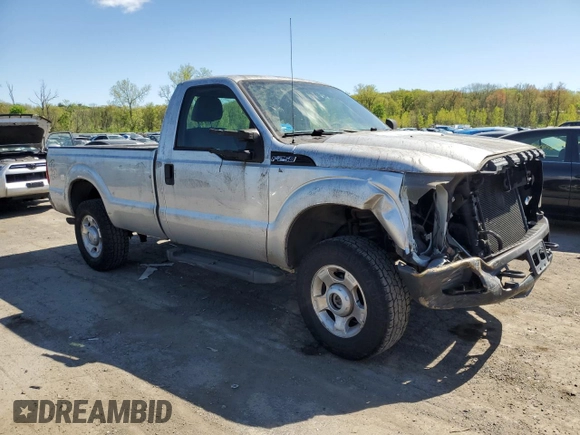 2012 Ford F-250 XL with VIN 1FTBF2B64CEA04600, listed as a Copart auction lot 54930025 with 127,925 mi miles and Salvage title. Bid and sale history available at DreamBid. Image 4.