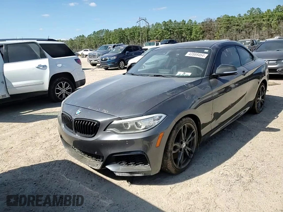 2016 BMW 2 Series M235i with VIN WBA1J7C56GV359624, listed as a Copart auction lot 43569464 with 99,100 mi miles. Bid and sale history available at carsss.com. Image 11.