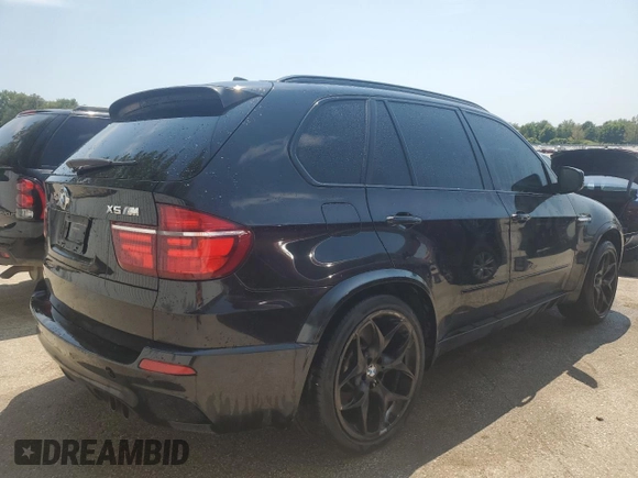 2011 BMW X5 M with VIN 5YMGY0C55BLK27157, listed as a Copart auction lot 65929154 with 0 mi miles and Salvage Title. Bid and sale history available at carsss.com. Image 3.