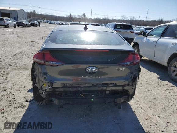 2022 Hyundai Ioniq SE with VIN KMHC75LC6NU268722, listed as a Copart auction lot 46044125 with 46,628 mi miles and Non repairable. Bid and sale history available at DreamBid. Image 6.