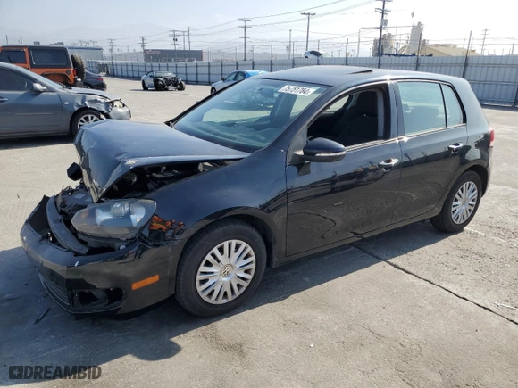 2010 Volkswagen Golf with VIN WVWDB7AJ4AW307245, listed as a Copart auction lot 75751764 with 114,569 mi miles and Salvage Title. Bid and sale history available at carsss.com. Image 1.