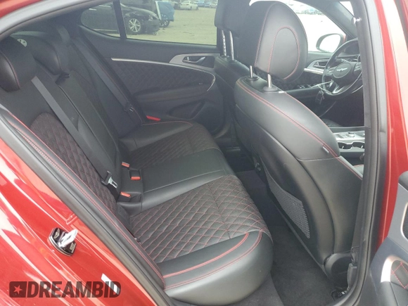 2019 Genesis G70 Advanced with VIN KMTG34LE2KU017271, listed as a Copart auction lot 45771455 with 114,707 mi miles and Salvage title. Bid and sale history available at DreamBid. Image 10.