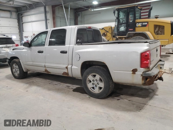 2006 Dodge Dakota SLT with VIN 1D7HW48K16S704158, listed as a Copart auction lot 87705295 with 90,958 mi miles and Salvage Title. Bid and sale history available at carsss.com. Image 2.