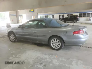 2006 Chrysler Sebring GTC z VIN 1C3EL75R16N283733, wystawiony jako Copart lot #56597885 z przebiegiem 111 367 mil mil oraz Czysty tytuł • Clean title. Historia ofert i sprzedaży dostępna na DreamBid. Obrazek 2.