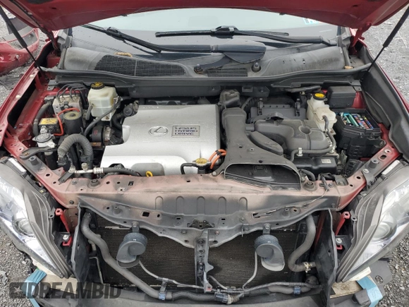 2010 Lexus RX 450h with VIN JTJBC1BA2A2024623, listed as a Copart auction lot 54246765 with Not provided miles and Salvage title. Bid and sale history available at DreamBid. Image 12.