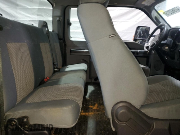 2015 Ford Super Duty F-250 SRW XLT with VIN 1FT7X2B68FED30455, listed as a Copart auction lot 48952315 with 179,081 mi miles and Salvage Title. Bid and sale history available at carsss.com. Image 10.