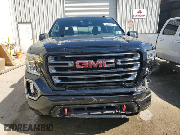 2021 GMC Sierra 1500 AT4 with VIN 3GTU9EET9MG370548, listed as a Copart auction lot 48034845 with 53,406 mi miles and Salvage Title. Bid and sale history available at carsss.com. Image 5.