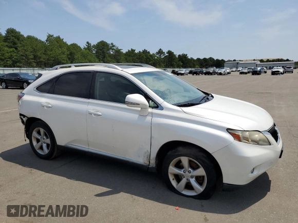 2011 Lexus RX 350 with VIN JTJBK1BA6B2013709, listed as a Copart auction lot 58414113 with 165,689 mi miles and Salvage Title. Bid and sale history available at DreamBid. Image 4.