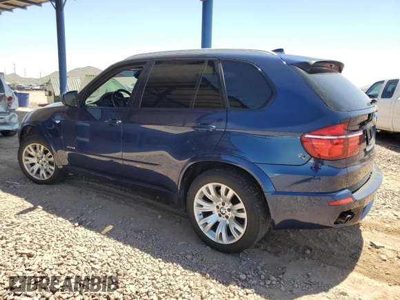 2013 BMW X5 xDrive50i with VIN 5UXZV8C50D0C14833, listed as a Copart auction lot 60749655 with 95,099 mi miles and Salvage title. Bid and sale history available at DreamBid. Image 2.