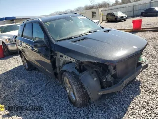 2015 Mercedes-Benz M ML 350 with VIN 4JGDA5JB3FA553624, listed as a Copart auction lot 48252185 with 117,172 mi miles and Salvage Title. Bid and sale history available at carsss.com. Image 4.