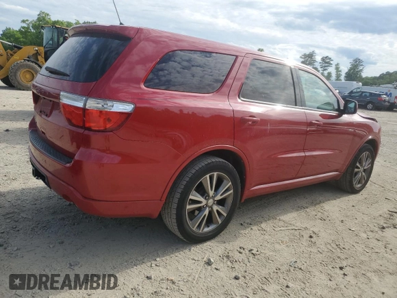 2013 Dodge Durango SXT with VIN 1C4RDHAG5DC637475, listed as a Copart auction lot 56121905 with 175,908 mi miles and Salvage title. Bid and sale history available at DreamBid. Image 3.