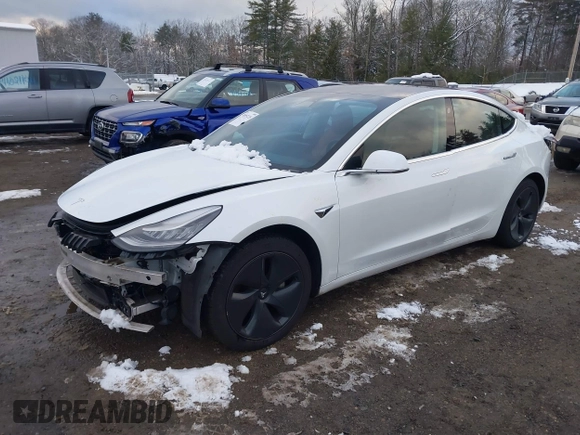 2020 Tesla Model 3 Long Range with VIN 5YJ3E1EB6LF784169, listed as a IAAI auction lot 40957226 with 96,415 mi miles. Bid and sale history available at carsss.com. Image 21.