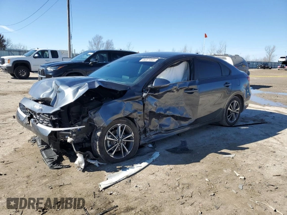 2024 Kia Forte LXS with VIN 3KPF24ADXRE715207, listed as a Copart auction lot 48201005 with 34,794 mi miles and Salvage Title. Bid and sale history available at carsss.com. Image 1.
