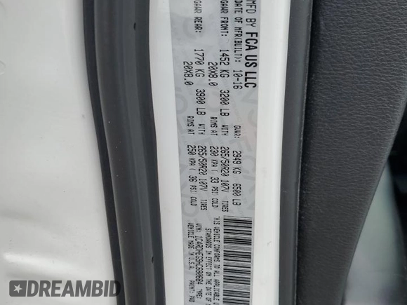 2017 Dodge Durango Citadel Anodized Platinum with VIN 1C4RDHEG9HC680684, listed as a Copart auction lot 62520415 with 122,843 mi miles and Salvage title. Bid and sale history available at DreamBid. Image 14.