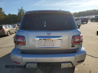 2017 Nissan Armada SV with VIN JN8AY2ND8H9008069, listed as a Copart auction lot 80265754 with 137,009 mi miles and Salvage Title. Bid and sale history available at carsss.com. Image 6.