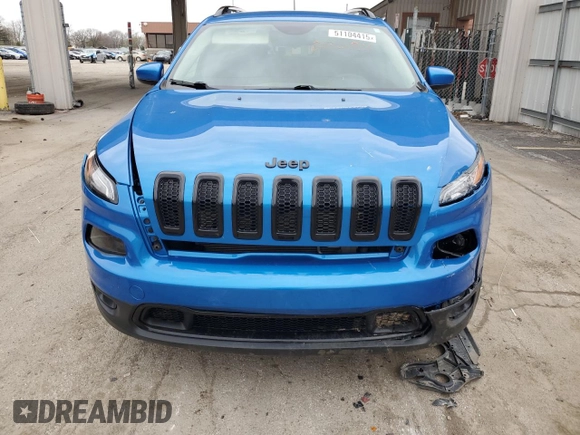 2018 Jeep Cherokee Latitude with VIN 1C4PJLCB0JD576773, listed as a Copart auction lot 51104415 with 136,063 mi miles and Salvage Title. Bid and sale history available at carsss.com. Image 5.