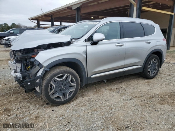 2022 Hyundai Santa Fe Hybrid SEL Premium with VIN KM8S3DA1XNU027085, listed as a Copart auction lot 41505435 with 53,735 mi miles and Salvage Title. Bid and sale history available at carsss.com. Image 1.