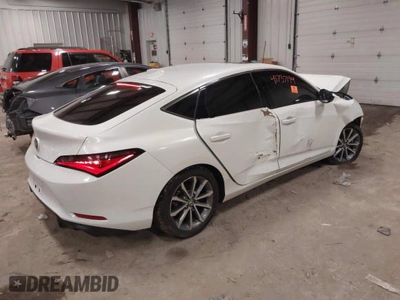 2025 Acura Integra with VIN 19UDE4H22SA004873, listed as a IAAI auction lot 41737194 with 2,377 mi miles and . Bid and sale history available at DreamBid. Image 4.