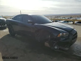 2013 Dodge Charger RT Plus with VIN 2C3CDXCT0DH681444, listed as a Copart auction lot 44733645 with 80,366 mi miles and Salvage Title. Bid and sale history available at carsss.com. Image 4.