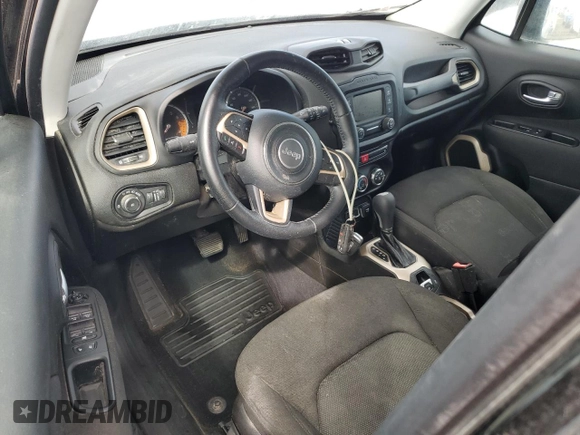 2016 Jeep Renegade Latitude with VIN ZACCJABT0GPE37654, listed as a Copart auction lot 74893484 with Not Provided miles and Salvage Title. Bid and sale history available at carsss.com. Image 8.