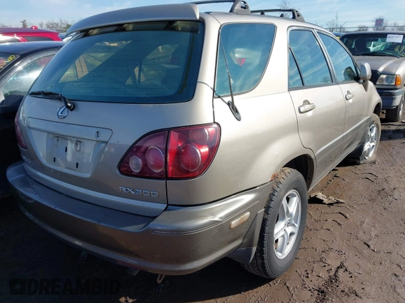 1999 Lexus RX 300 Luxury SUV with VIN JT6HF10U7X0054438, listed as a IAAI auction lot 41702361 with 1 mi miles. Bid and sale history available at carsss.com. Image 4.