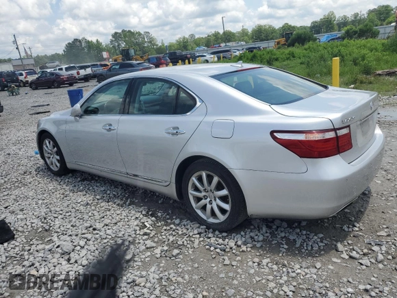 2008 Lexus LS 460 with VIN JTHBL46F785065640, listed as a Copart auction lot 57426945 with 175,280 mi miles and Salvage title. Bid and sale history available at DreamBid. Image 2.