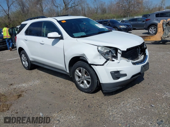 2013 Chevrolet Equinox LT with VIN 2GNALDEK6D1195729, listed as a IAAI auction lot 42006611 with 131,730 mi miles. Bid and sale history available at carsss.com. Image 1.