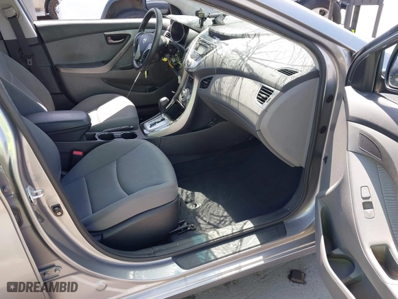 2012 Hyundai Elantra GLS with VIN KMHDH4AE0CU421897, listed as a IAAI auction lot 41958513 with 117,809 mi miles. Bid and sale history available at carsss.com. Image 5.