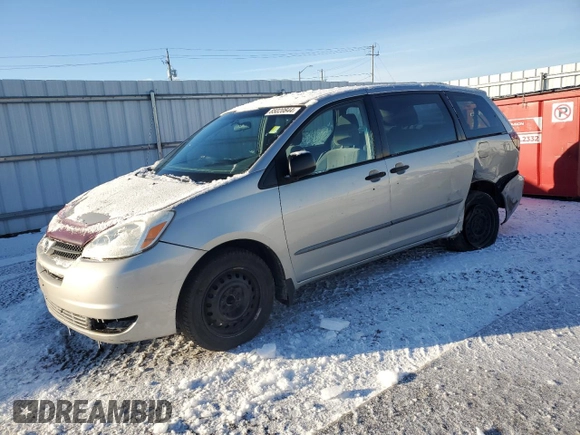 2004 Toyota Sienna with VIN 5TDZA29CX4S140010, listed as a Copart auction lot 85020844 with 284,385 mi miles and Clean Title. Bid and sale history available at DreamBid. Image 1.