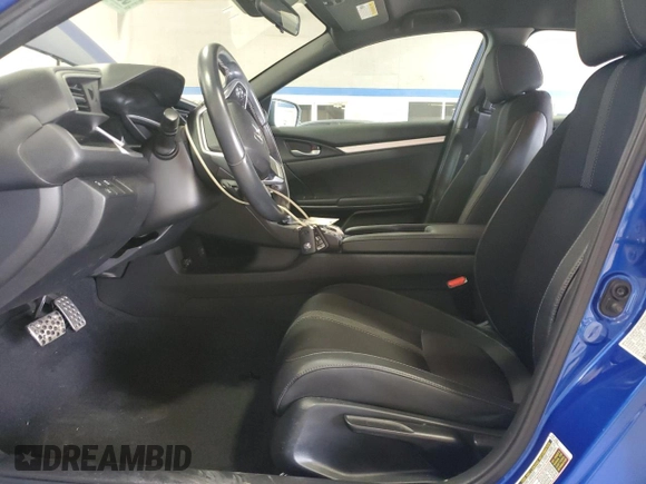 2019 Honda Civic Sport with VIN 2HGFC2F83KH600151, listed as a Copart auction lot 58012425 with 28,686 mi miles and Salvage title. Bid and sale history available at DreamBid. Image 7.