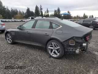 2024 Genesis G80 3.5T Sport with VIN KMTGB4SD8RU205301, listed as a Copart auction lot 77671514 with 11,994 mi miles and Salvage Title. Bid and sale history available at carsss.com. Image 2.