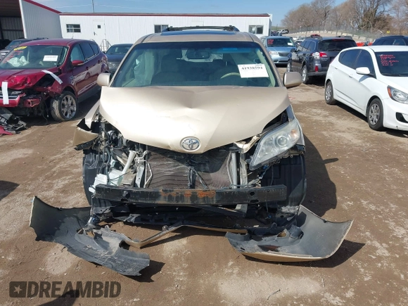 2012 Toyota Sienna XLE AAS with VIN 5TDYK3DC0CS202891, listed as a IAAI auction lot 41938594 with Not Provided miles and . Bid and sale history available at carsss.com. Image 13.
