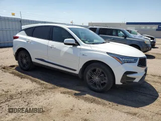 2020 Acura RDX w/A-Spec Pkg with VIN 5J8TC2H68LL029033, listed as a Copart auction lot 55519735 with 45,590 mi miles and Salvage title. Bid and sale history available at DreamBid. Image 4.