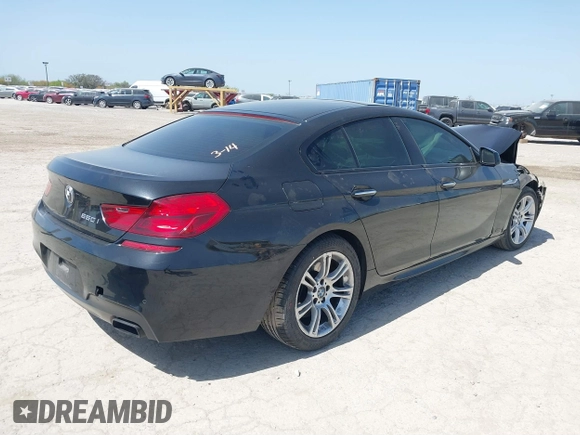 2014 BMW 6 Series 650i with VIN WBA6B2C58ED129026, listed as a IAAI auction lot 41825916 with 109,264 mi miles and . Bid and sale history available at carsss.com. Image 4.