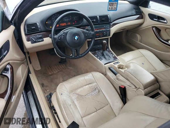 2006 BMW 3 Series 325Ci with VIN WBABW33476PX88389, listed as a Copart auction lot 51974635 with 141,423 mi miles and Salvage Title. Bid and sale history available at carsss.com. Image 8.