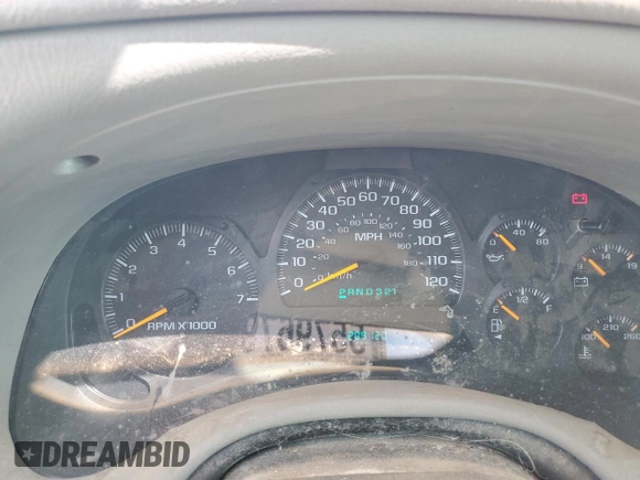 2004 Chevrolet TrailBlazer LS with VIN 1GNDT13S342444373, listed as a Copart auction lot 55796795 with 209,120 mi miles and Salvage Title. Bid and sale history available at DreamBid. Image 9.