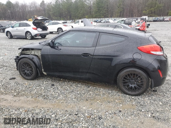2017 Hyundai Veloster Value Edition with VIN KMHTC6AD4HU322097, listed as a Copart auction lot 47847235 with 64,675 mi miles and Salvage Title. Bid and sale history available at carsss.com. Image 2.