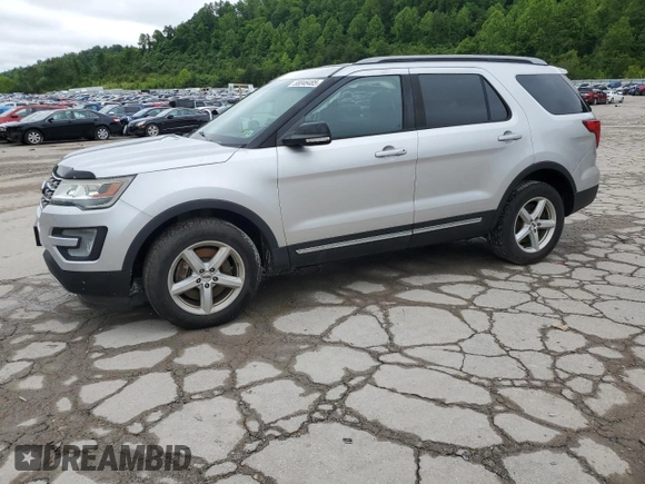 2017 Ford Explorer XLT with VIN 1FM5K8D86HGB68092, listed as a Copart auction lot 58046485 with 78,572 mi miles and Salvage title. Bid and sale history available at DreamBid. Image 1.