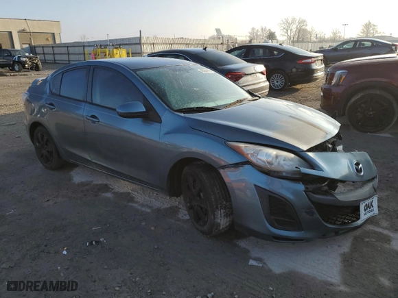 2011 Mazda Mazda3 i Sport with VIN JM1BL1UF7B1417567, listed as a Copart auction lot 48364645 with NaN miles and Salvage Title. Bid and sale history available at carsss.com. Image 4.