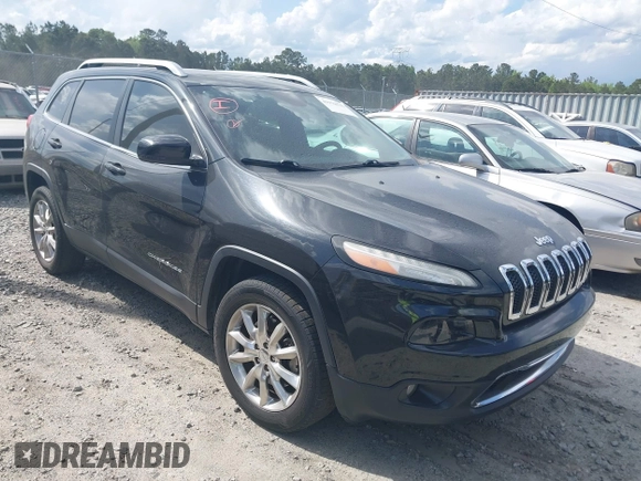 2014 Jeep Cherokee Limited with VIN 1C4PJMDS0EW240720, listed as a IAAI auction lot 41978131 with 114,560 mi miles. Bid and sale history available at carsss.com. Image 1.