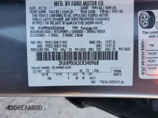 2012 Ford Fusion SEL with VIN 3FAHP0JA3CR340968, listed as a Copart auction lot 48044005 with 144,872 mi miles and Salvage Title. Bid and sale history available at carsss.com. Image 15.